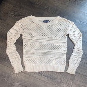AEO Sparkle Sweater — Cream
